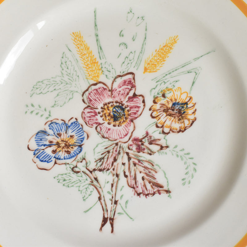 Vintage dessert plate ADP LUXCERAM