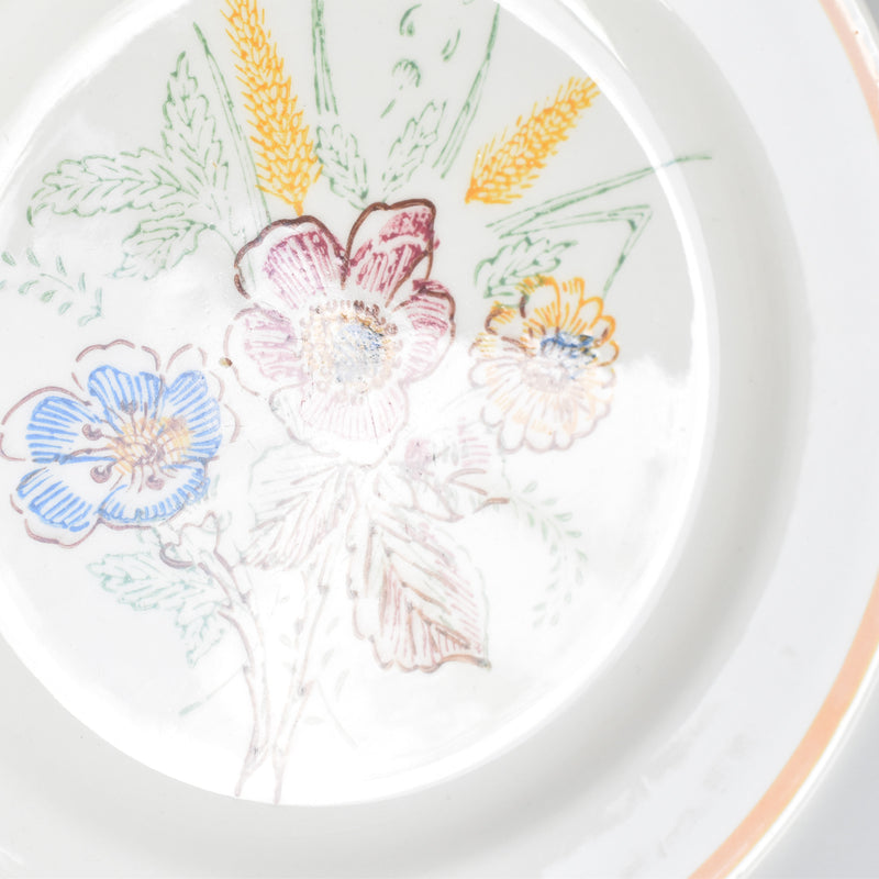 Vintage dessert plate ADP LUXCERAM H