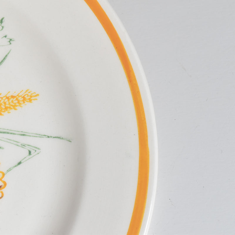 Vintage dessert plate ADP LUXCERAM H