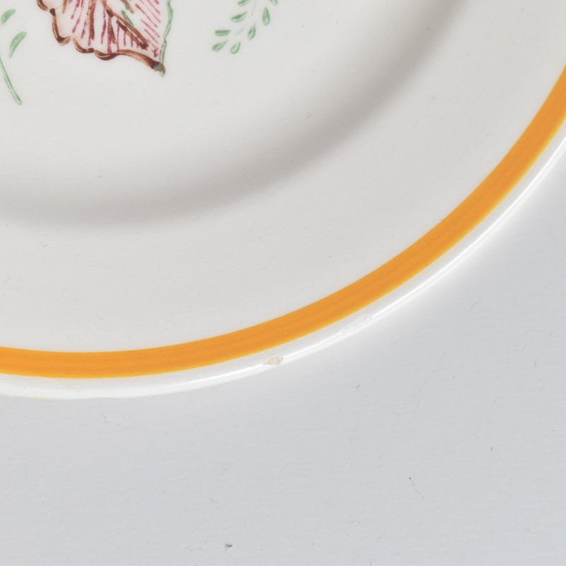 Vintage dessert plate ADP LUXCERAM H