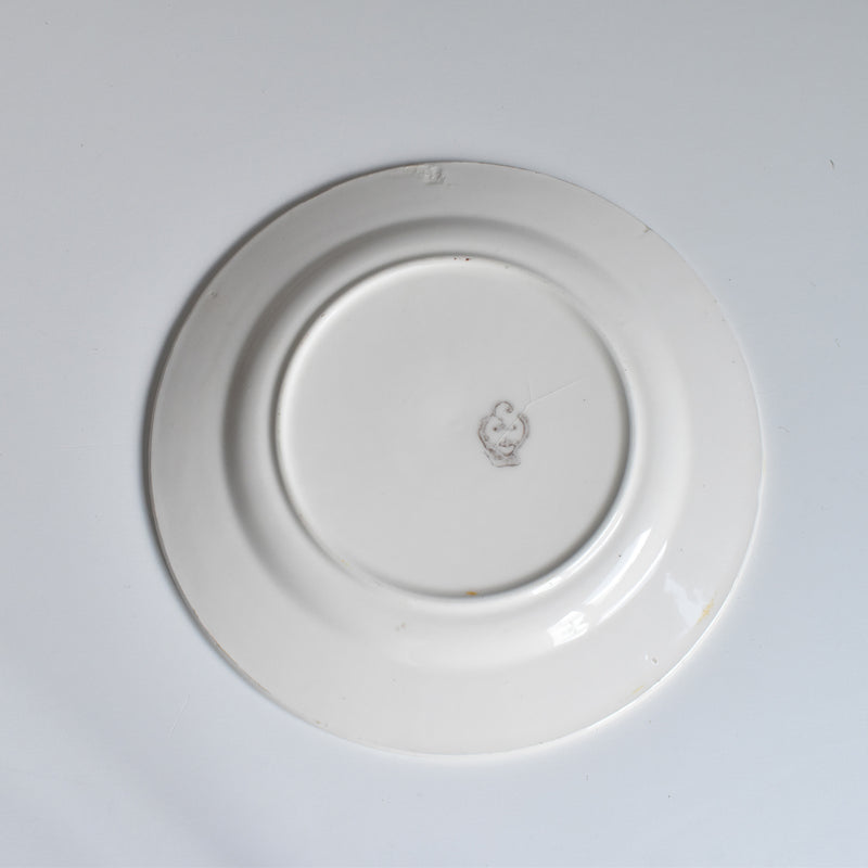 Vintage dessert plate ADP LUXCERAM H