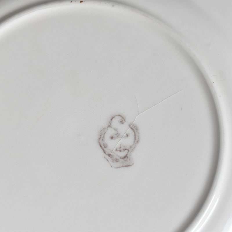 Vintage dessert plate ADP LUXCERAM H