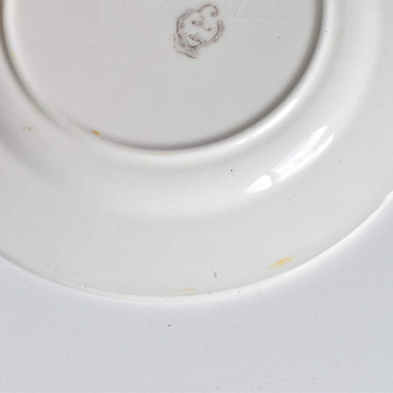 Vintage dessert plate ADP LUXCERAM H