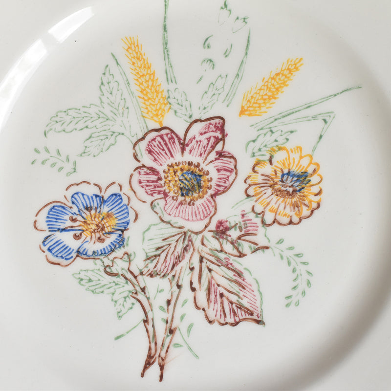 Vintage dessert plate ADP LUXCERAM H
