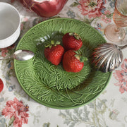 ヴィンテージデザートプレート シャロール グリーンリーフ A