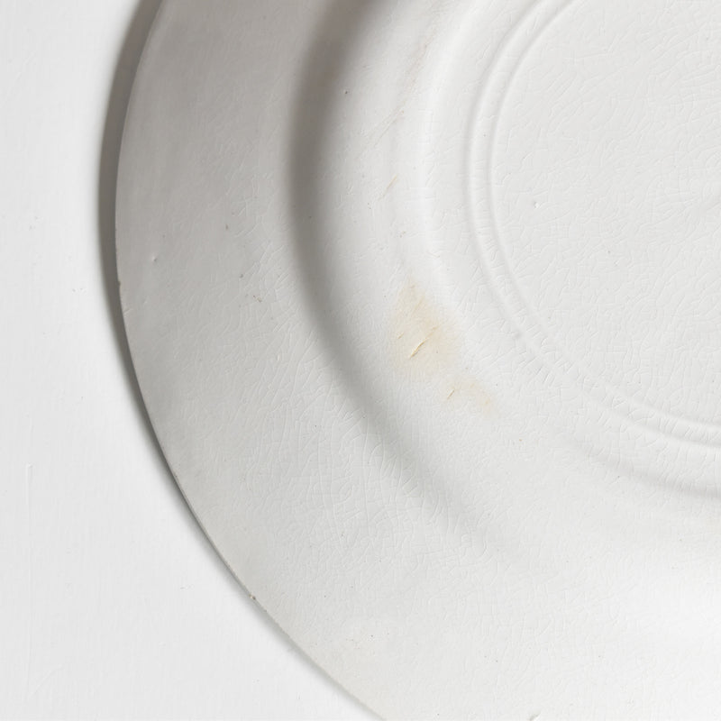 ヴィンテージデザートプレート HBCMクレイユモントロー Bizerte（ビゼルト）