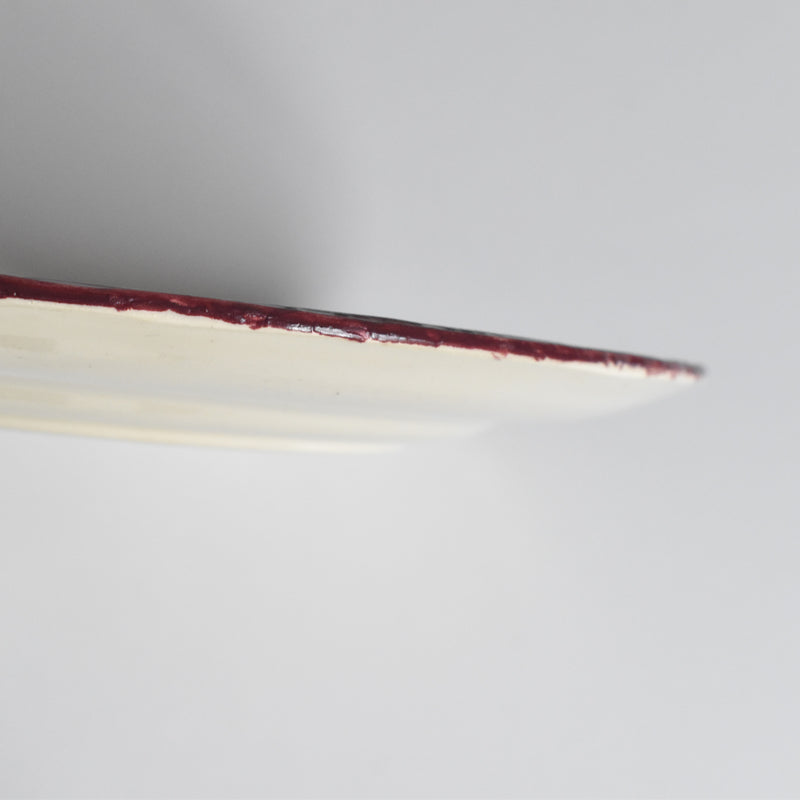 ヴィンテージデザートプレート ロンシャン Trianon（トリアノン） 花リム