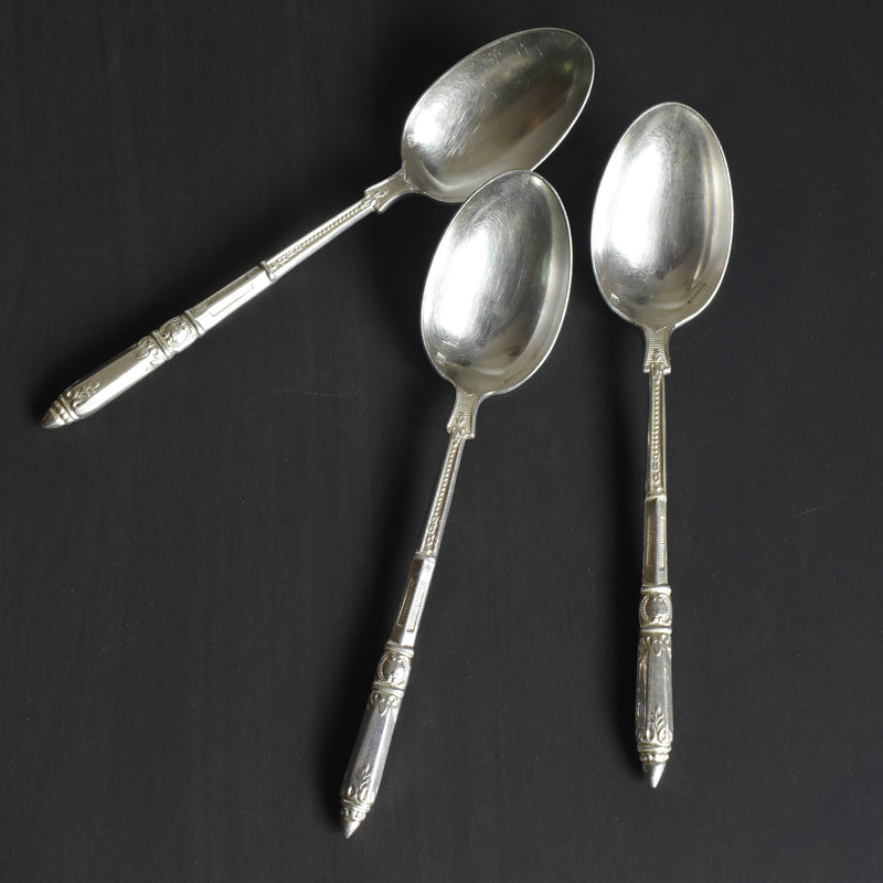 Vintage Dessert Spoon Silver Plated ERCUIS