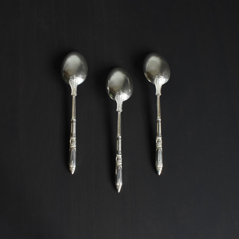 Vintage Dessert Spoon Silver Plated ERCUIS