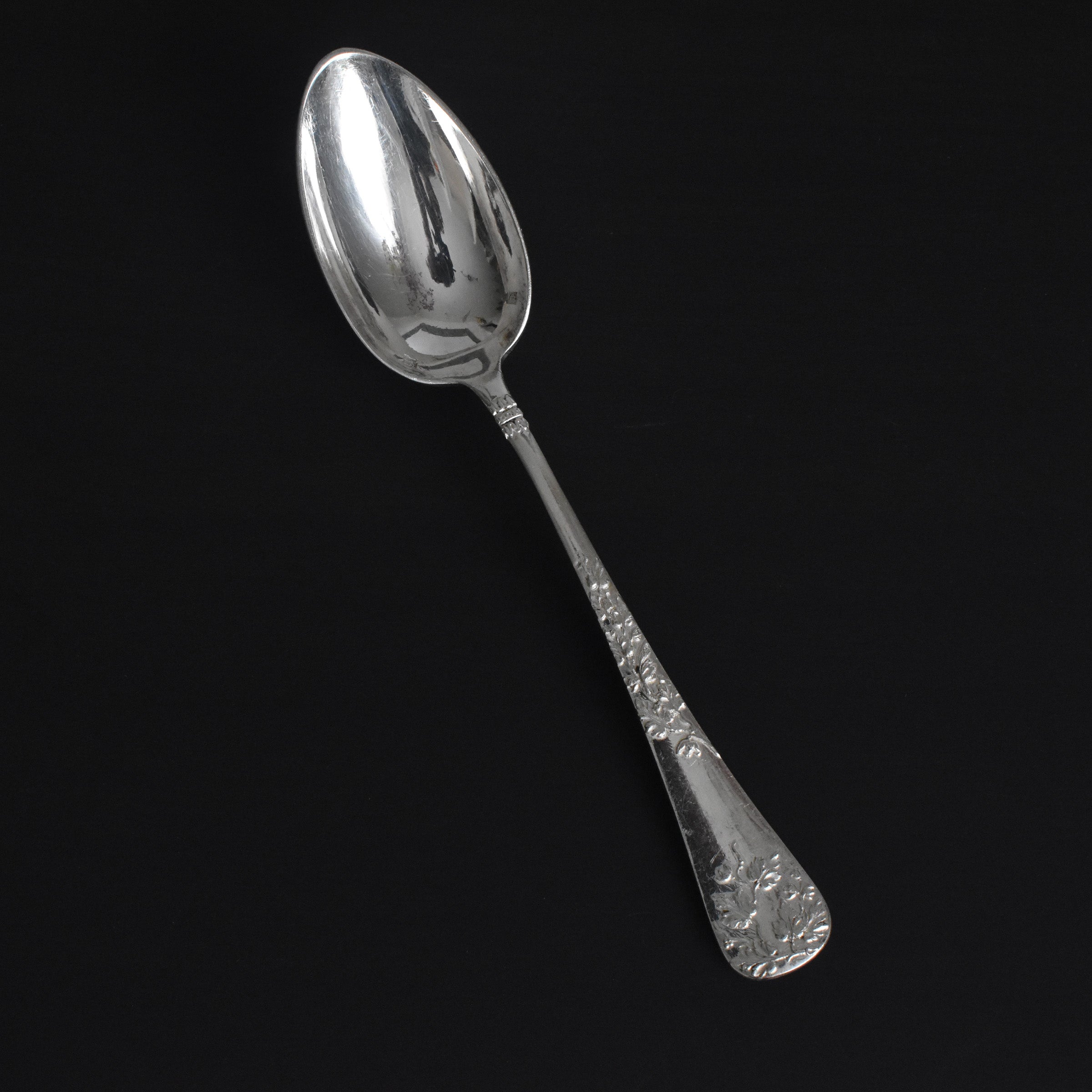 わ*ん様 スプーン　STERLING silver 銀製スプーン　アンティーク アンティーク 銀メッキ デザートスプーン Ravinet d'enfer — Loane