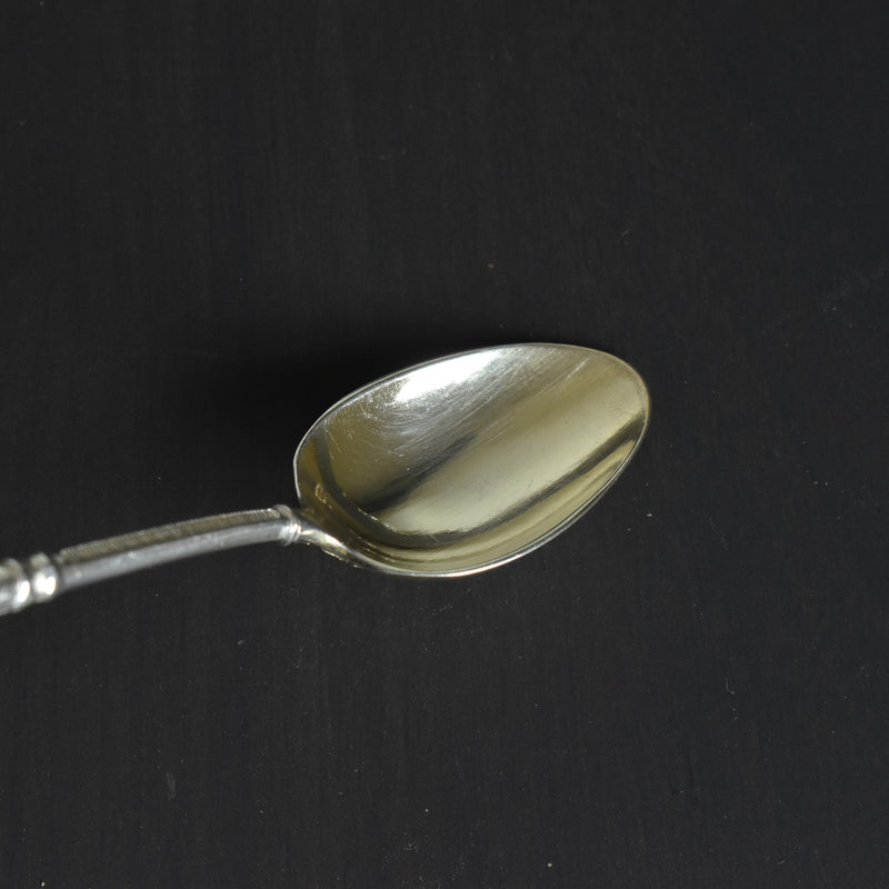 Antique Dessert Spoon, Silver Plated, SFAM