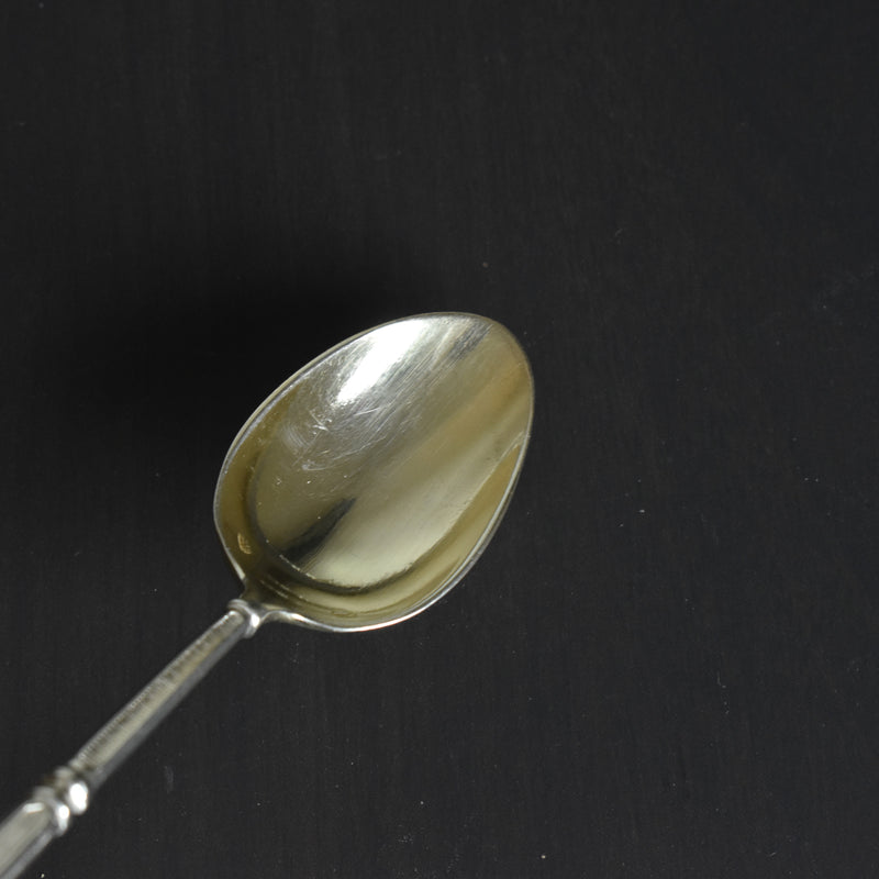 Antique Dessert Spoon, Silver Plated, SFAM