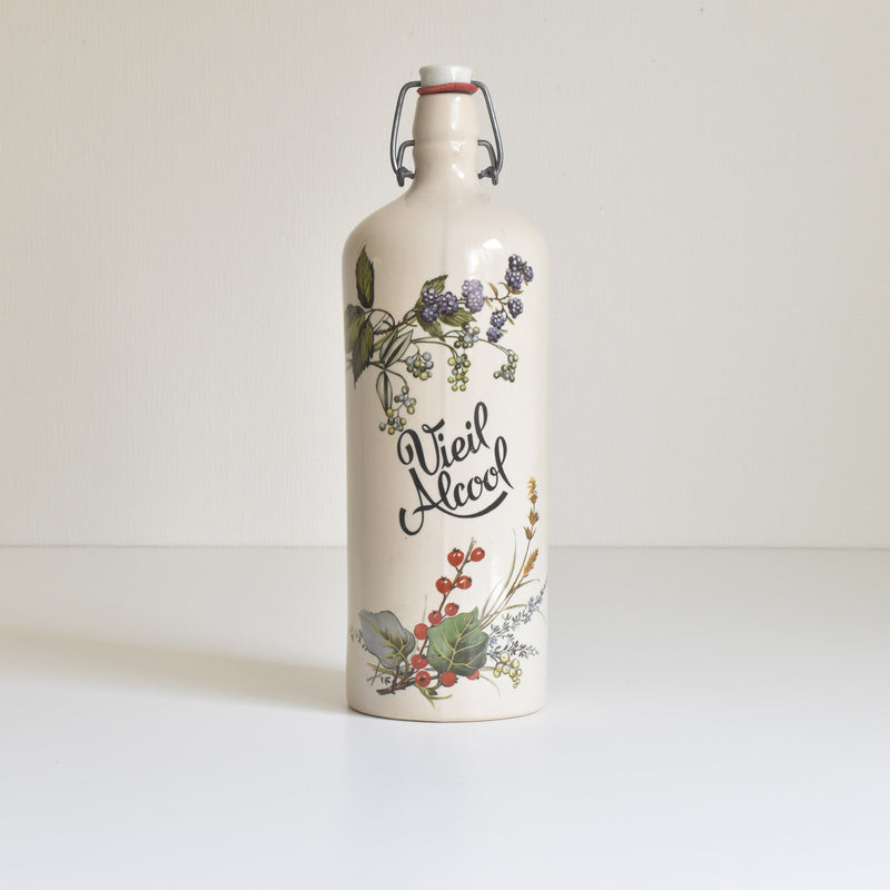 Vintage Stoneware Bottle Digoin Vieille Alcool