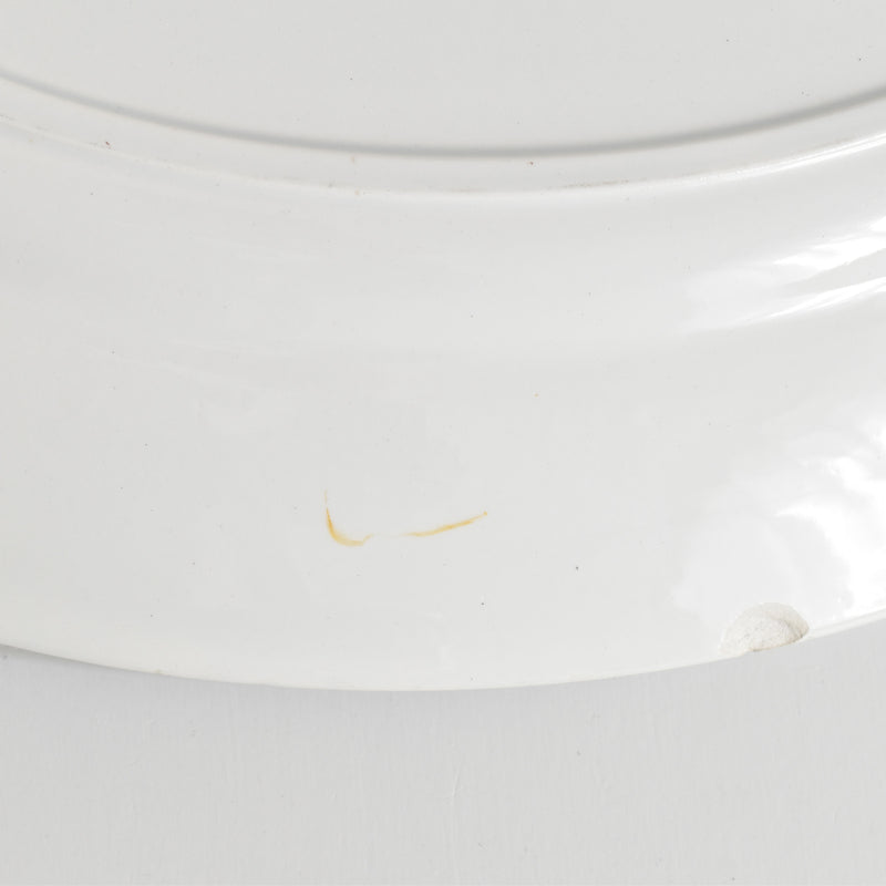 Vintage Oval Plate 30.5cm Digoin & Sarreguemines 8944