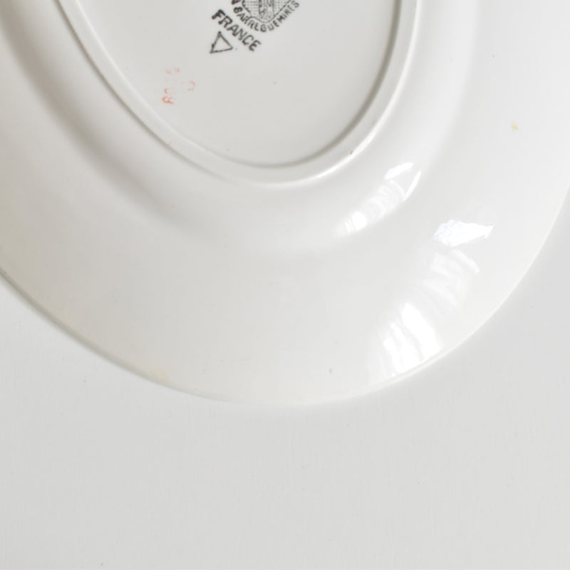 Vintage Oval Plate 30.5cm Digoin & Sarreguemines 8944
