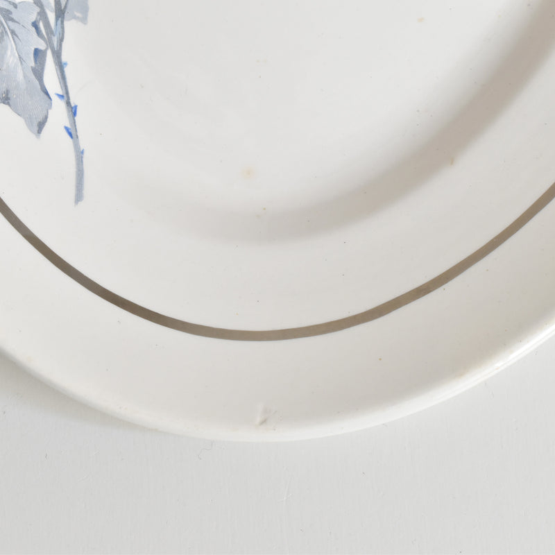 Vintage Oval Plate 30.5cm Digoin & Sarreguemines 8944