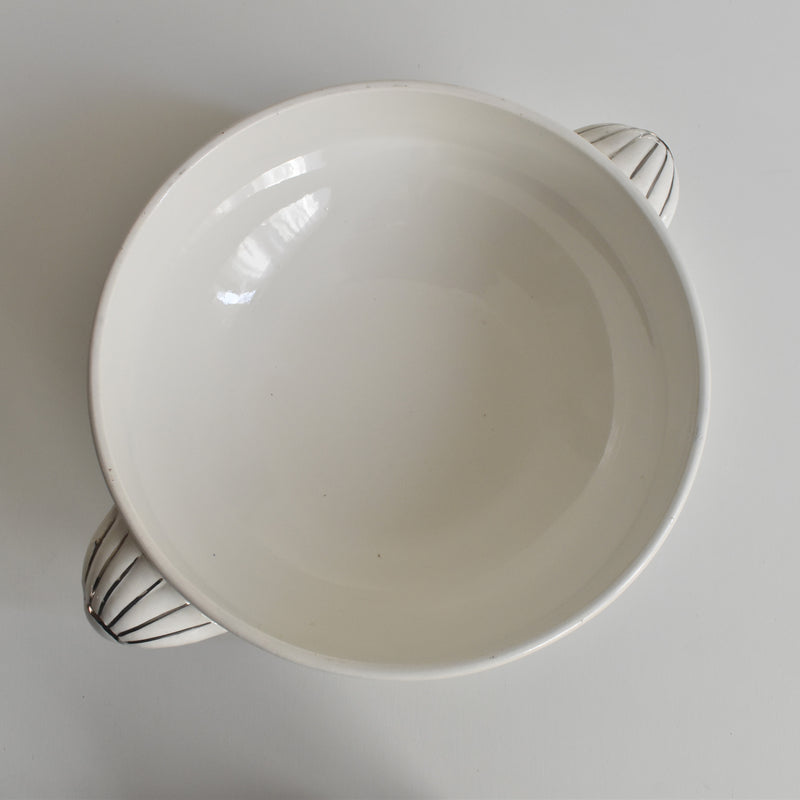 Vintage small soup tureen (legumier) Digoin & Sarreguemines 8944