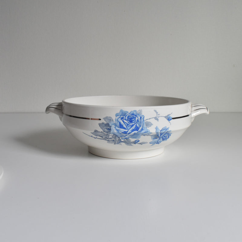 Vintage small soup tureen (legumier) Digoin & Sarreguemines 8944