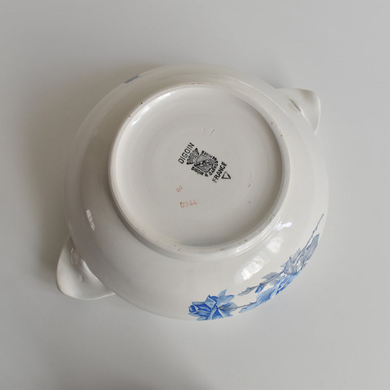 Vintage small soup tureen (legumier) Digoin & Sarreguemines 8944