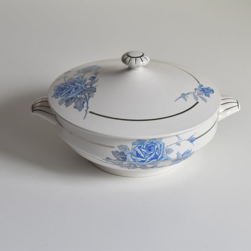 Vintage small soup tureen (legumier) Digoin & Sarreguemines 8944