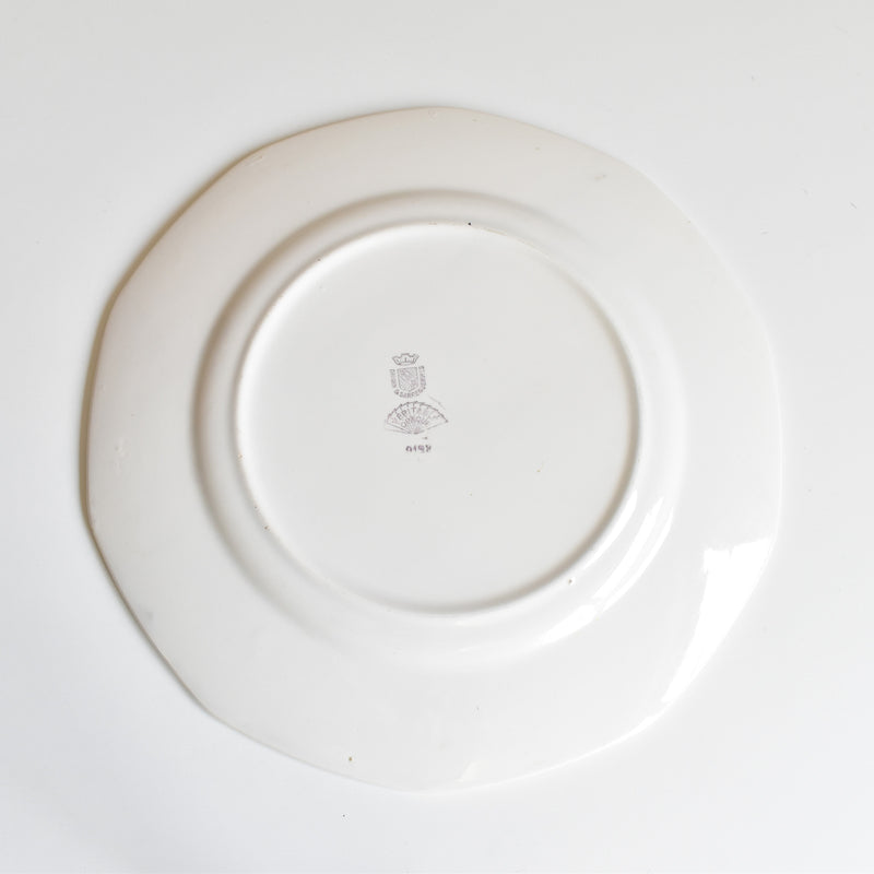 Vintage Plate Digoin & Sarreguemines 9123 D