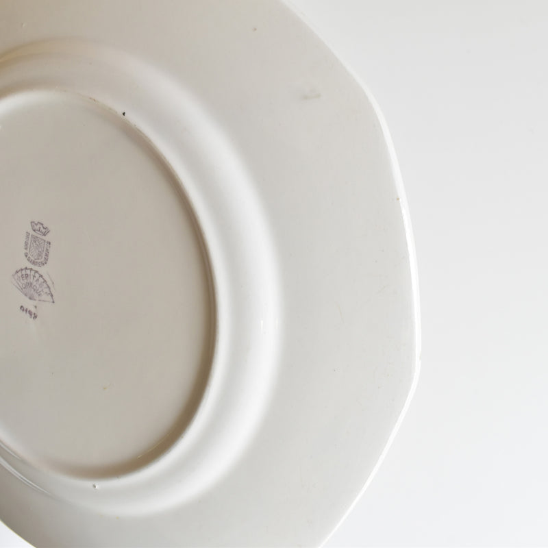 Vintage Plate Digoin & Sarreguemines 9123 D