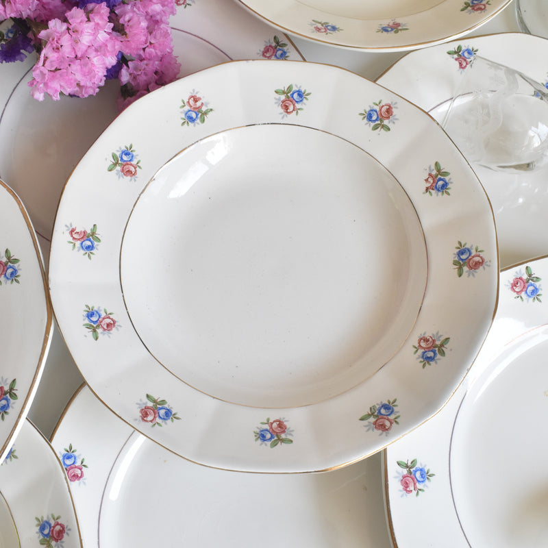 Vintage Deep Plate, Digoin & Sarreguemines 9123 A