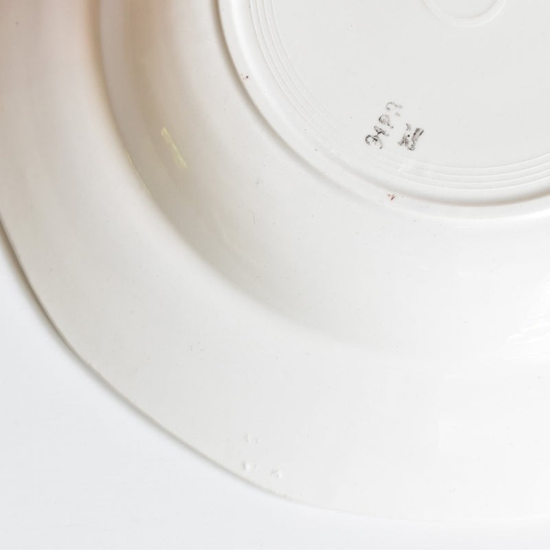 Vintage Deep Plate, Digoin & Sarreguemines 9123 A