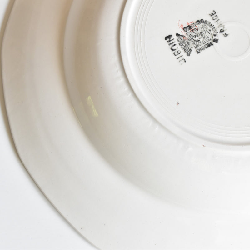 Vintage Deep Plate, Digoin & Sarreguemines 9123 A
