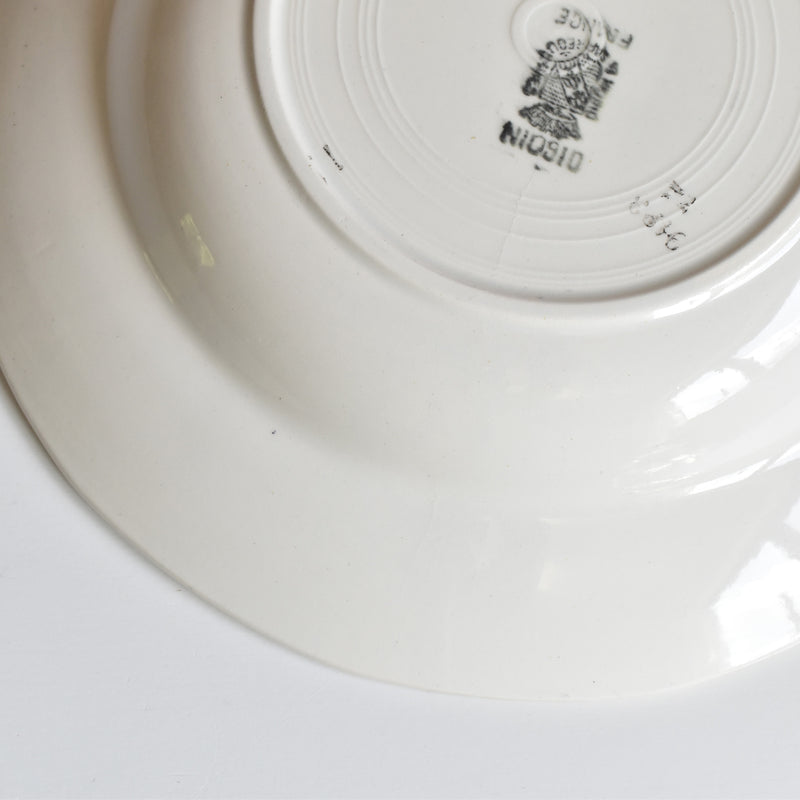 Vintage Deep Plate Digoin & Sarreguemines 9123 C