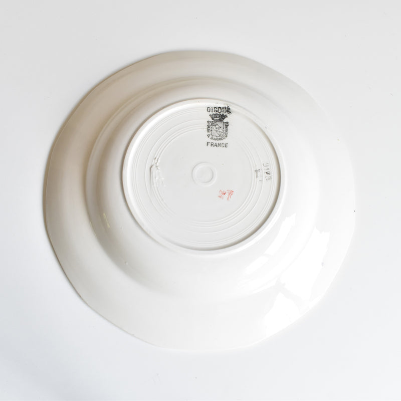 Vintage Deep Dish Digoin & Sarreguemines 9123 D