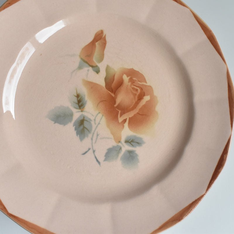 Vintage Dessert Plate Digoin & Sarreguemines 9181 D