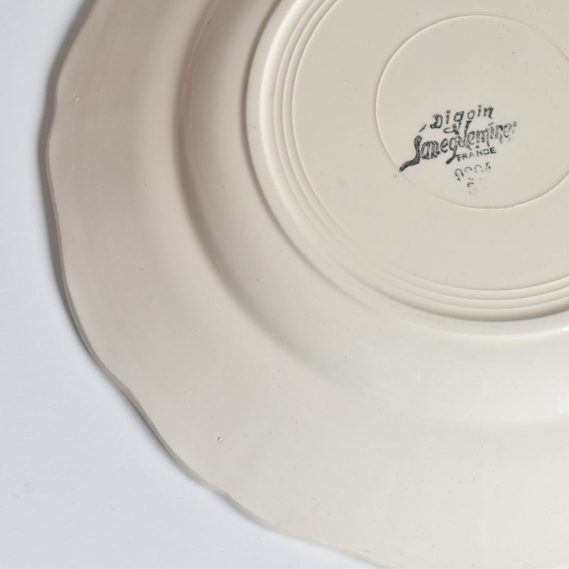 Vintage Plate Digoin & Sarreguemines 9204 A