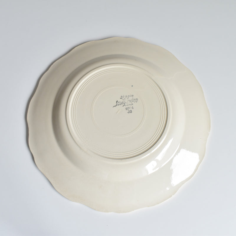 Vintage plate, Digoin & Sarreguemines 9204 C