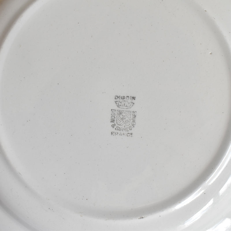 Vintage Plate Digoin & Sarreguemines 9491 A