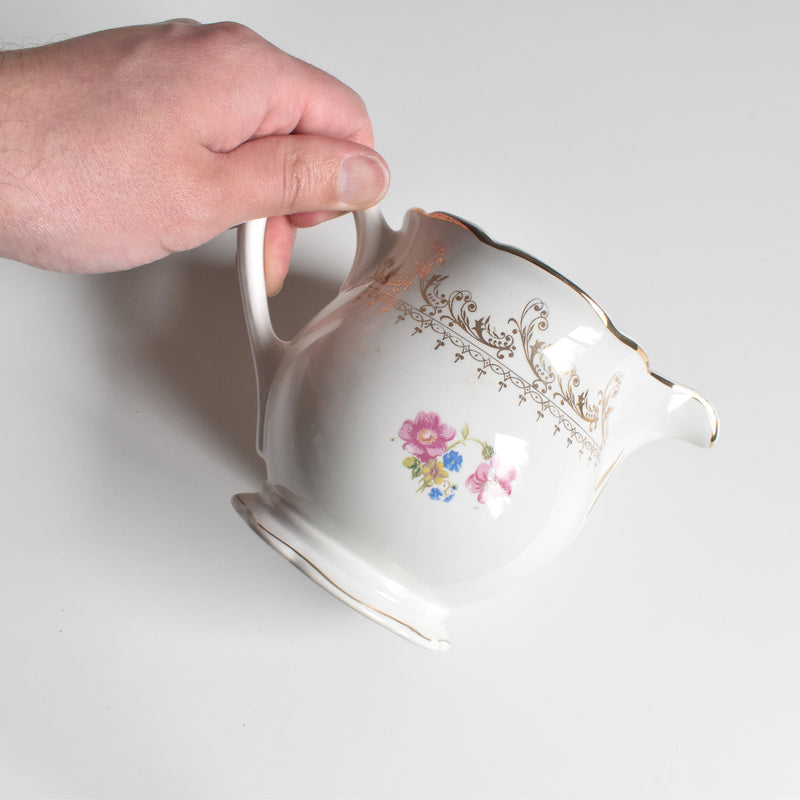 Vintage Creamer Digoin & Sarreguemines Arabesques