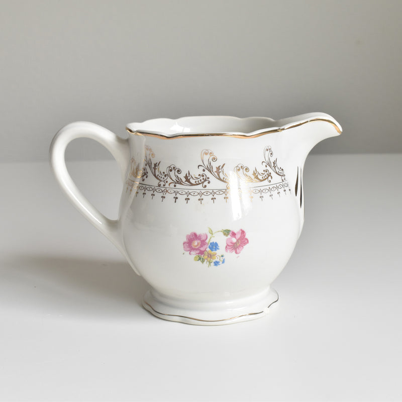 Vintage Creamer Digoin & Sarreguemines Arabesques