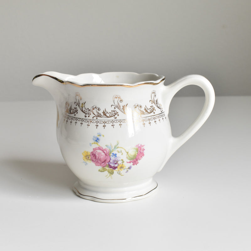 Vintage Creamer Digoin & Sarreguemines Arabesques