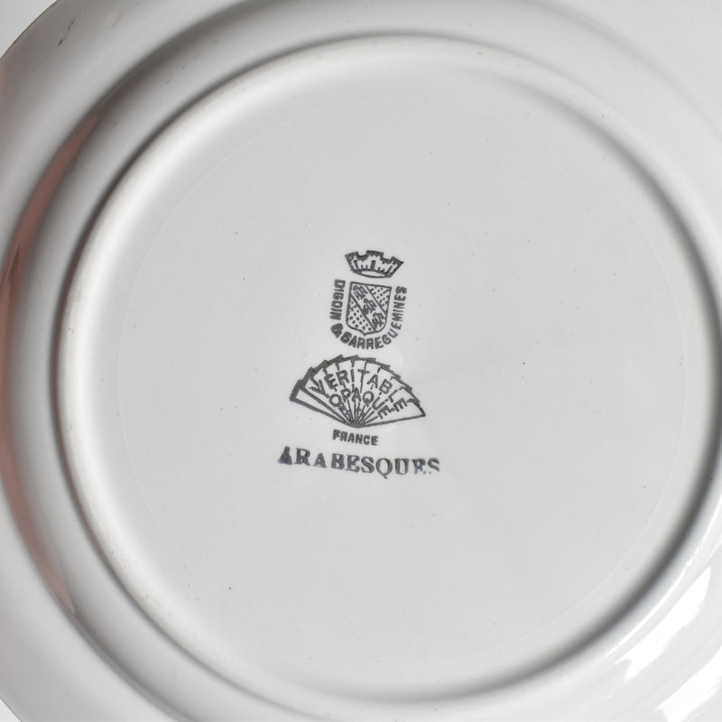 ヴィンテージデザートプレート ディゴワン＆サルグミンヌ Arabesques (アラベスク） B