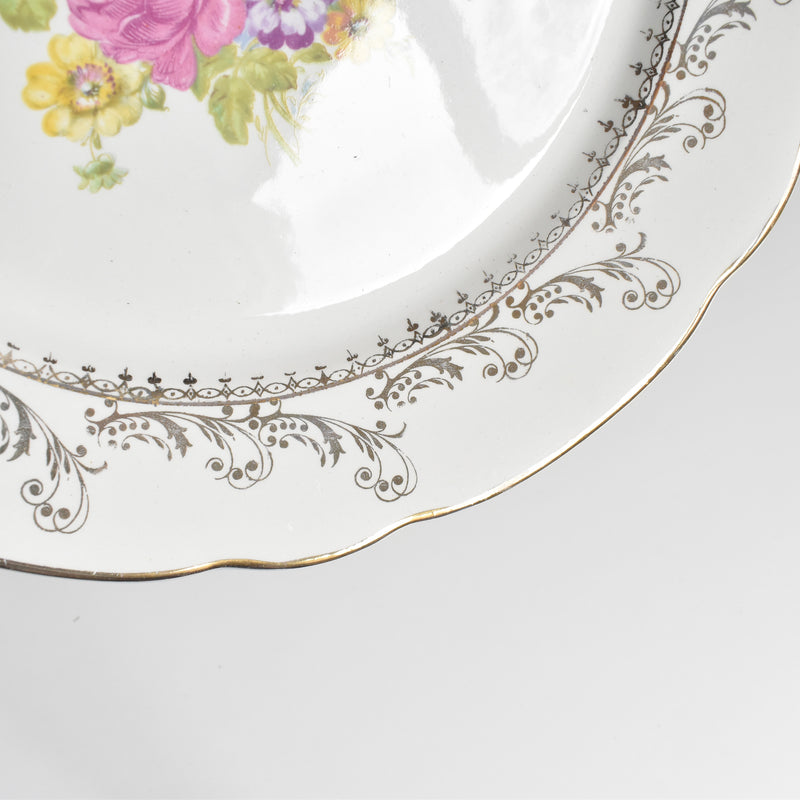 Vintage plate Digoin & Sarreguemines Arabesques A