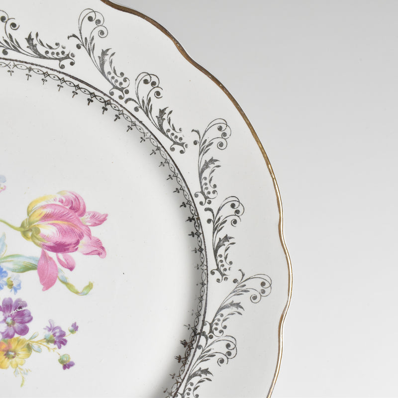 Vintage plate Digoin & Sarreguemines Arabesques A