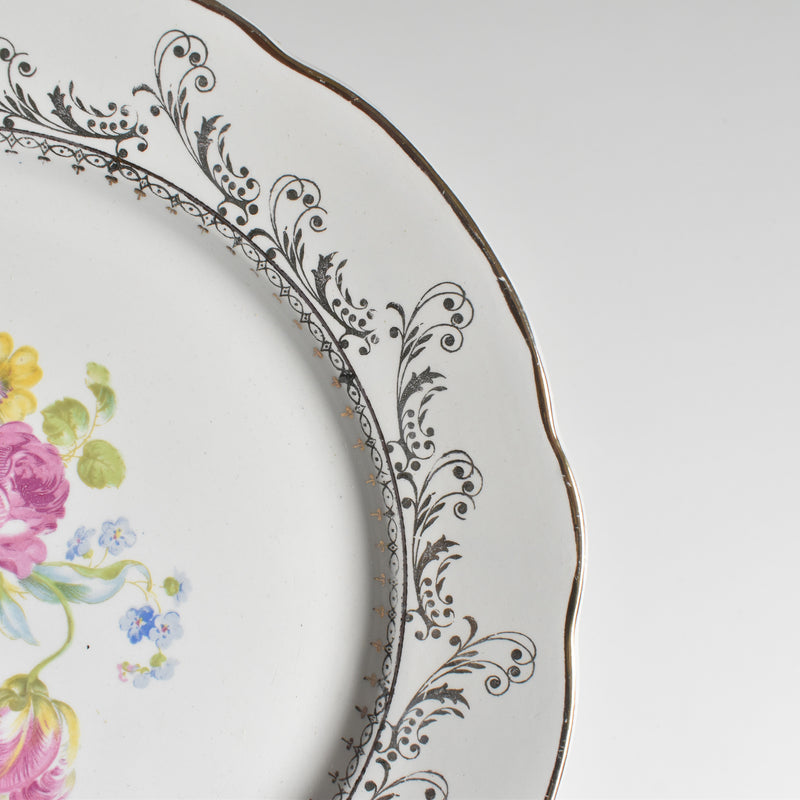 Vintage plate Digoin & Sarreguemines Arabesques A