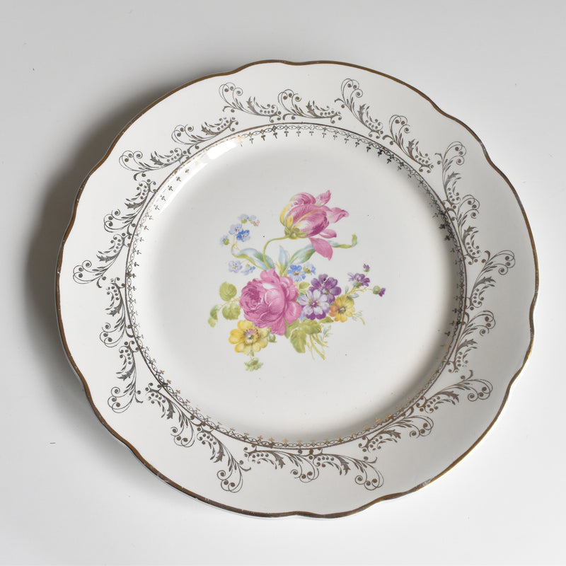 Vintage plate Digoin & Sarreguemines Arabesques A