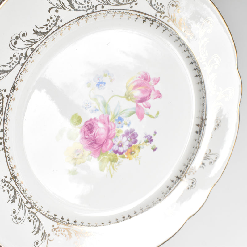 Vintage plate Digoin & Sarreguemines Arabesques A