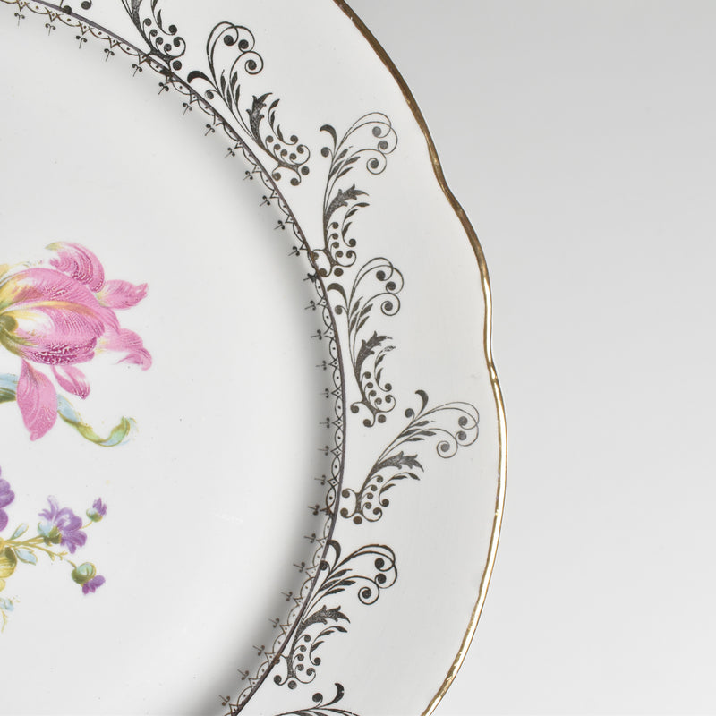 Vintage Plate Digoin & Sarreguemines Arabesques B