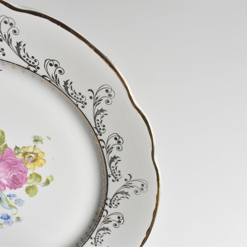 Vintage Plate Digoin & Sarreguemines Arabesques B
