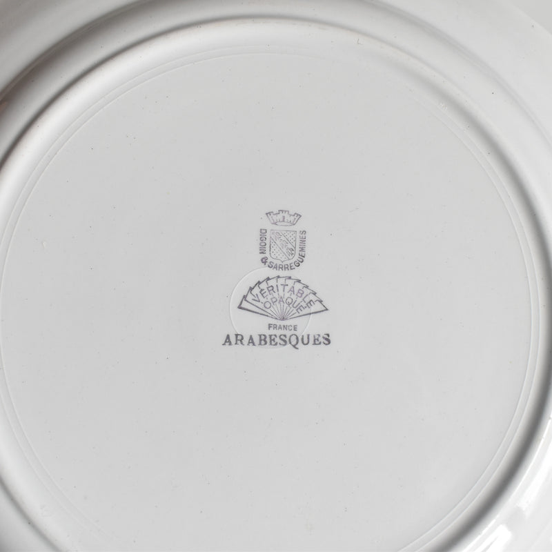 ヴィンテージプレート ディゴワン＆サルグミンヌ Arabesques (アラベスク） E