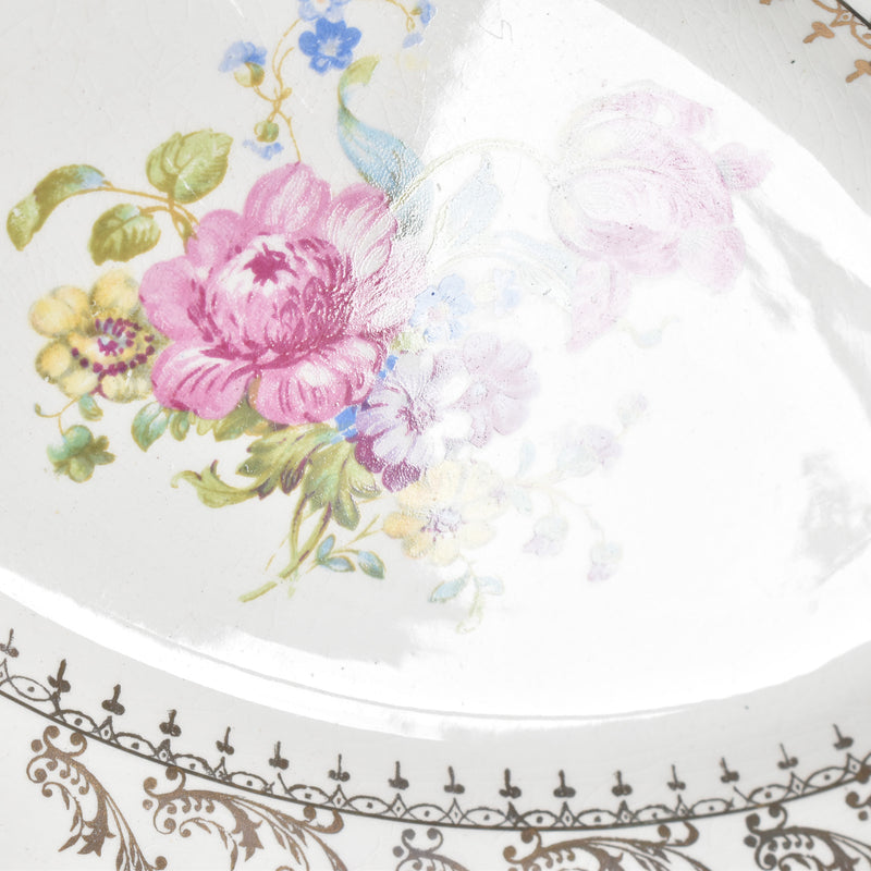 Vintage Luncheon Plate by Digoin & Sarreguemines - Arabesques B