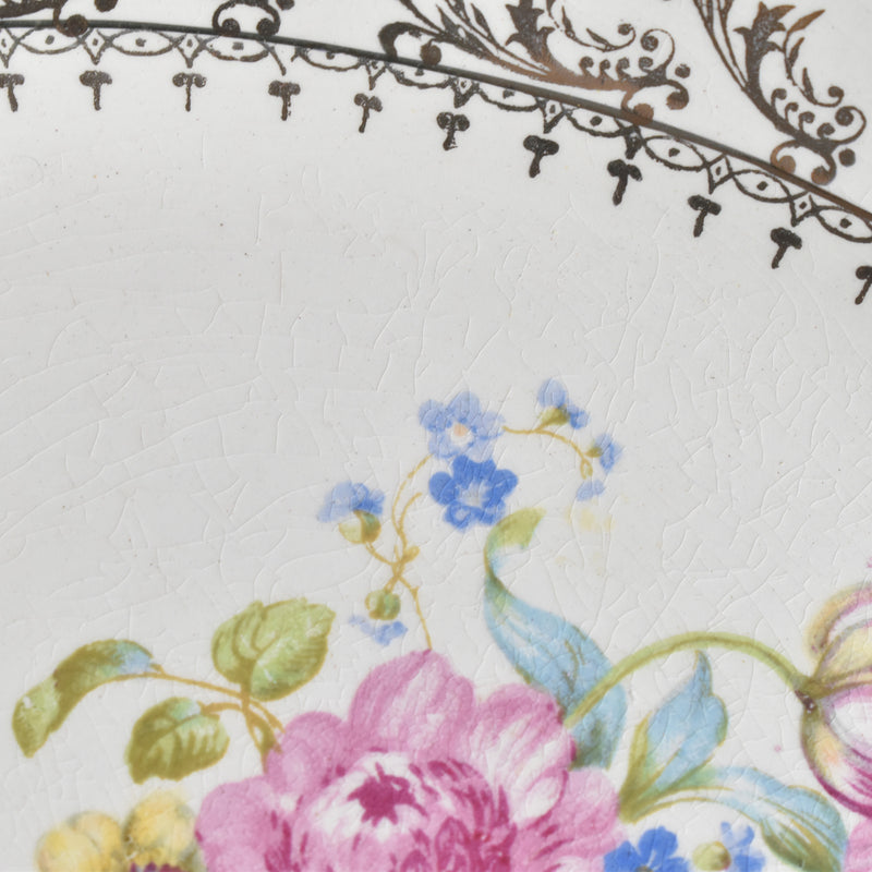 Vintage Luncheon Plate by Digoin & Sarreguemines - Arabesques B