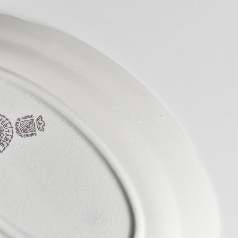 Vintage Luncheon Plate by Digoin & Sarreguemines - Arabesques B